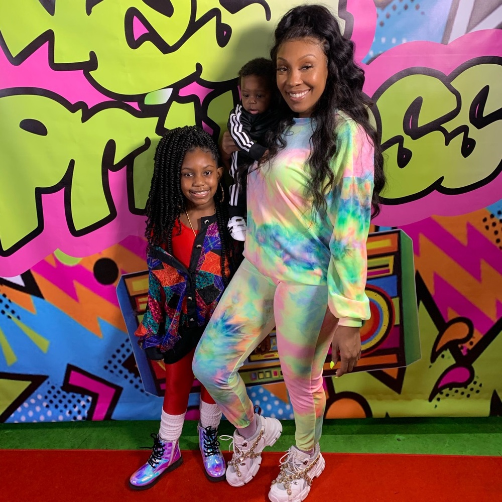 Tye-Dye 2 piece velour set